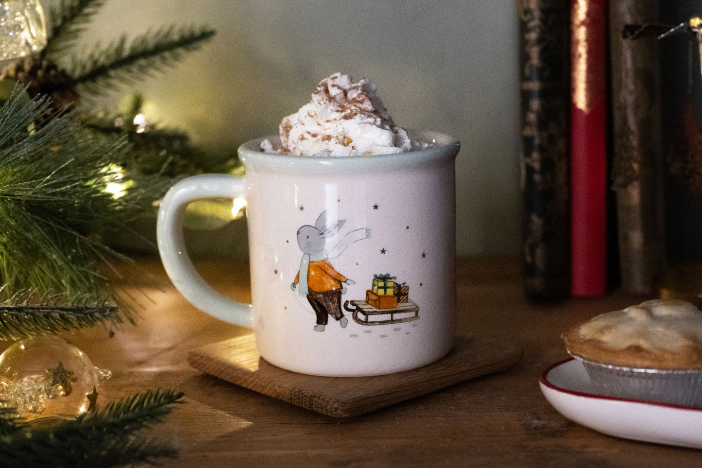 Little Bear Co. 'Winter Wonderland' Stoneware Mug | Includes Giftbox | Christmas Mug | Christmas Holiday Tableware