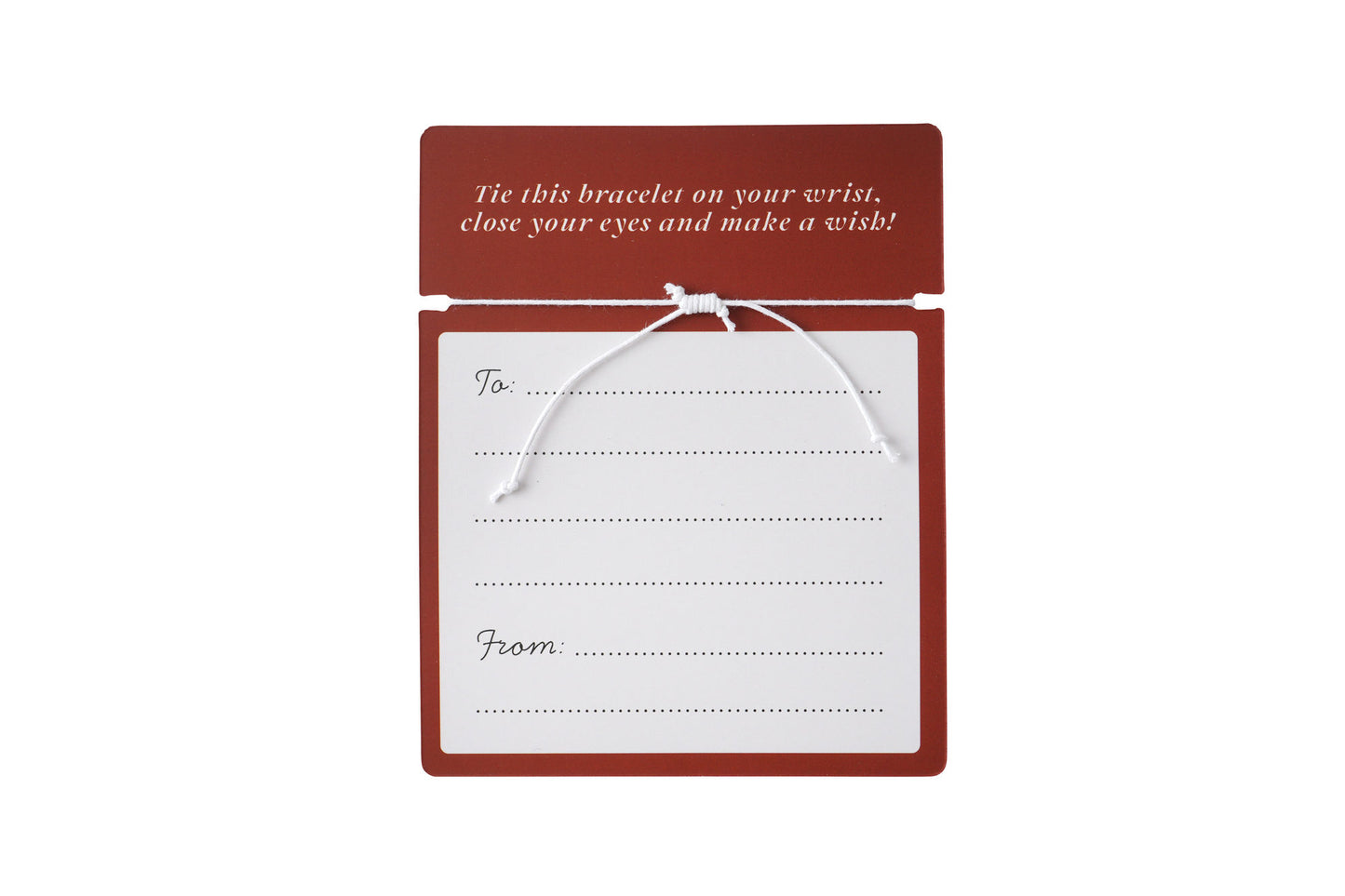 Little Bear Co. Christmas Letter Wish Bracelet