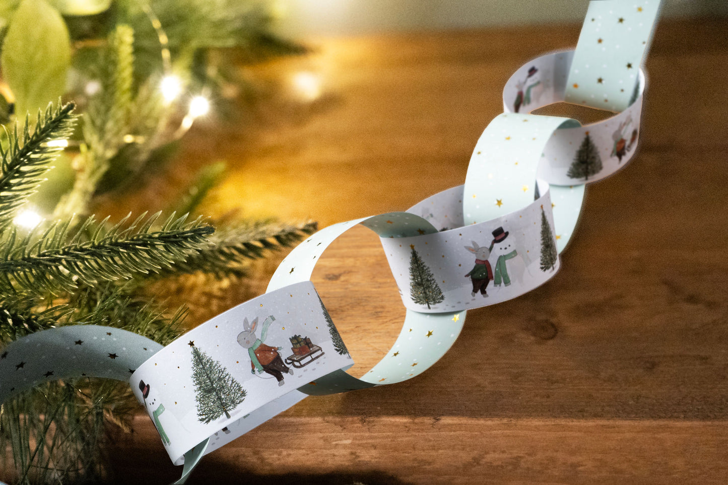 Little Bear Co. 'Winter Wonderland' Paper Chains