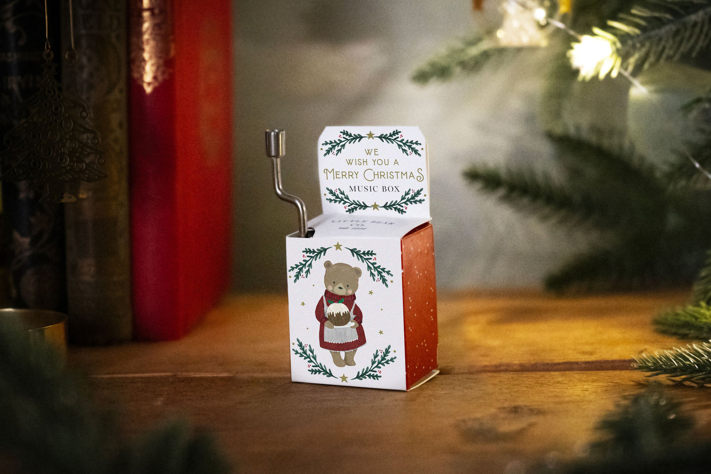 Little Bear Co. 'We Wish You A Merry...' Music Box