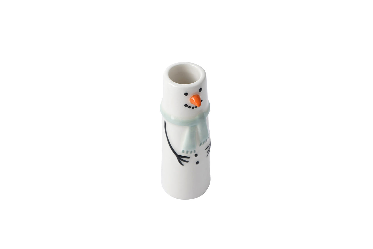 Winter Robin Snowman Bud Vase | Festive Bud Vase | Festive Decor | Gift Box Included