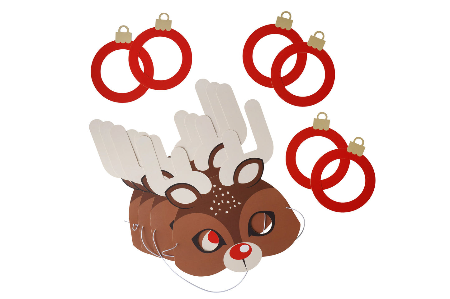 Joy To The World Christmas Reindeer Ring Toss
