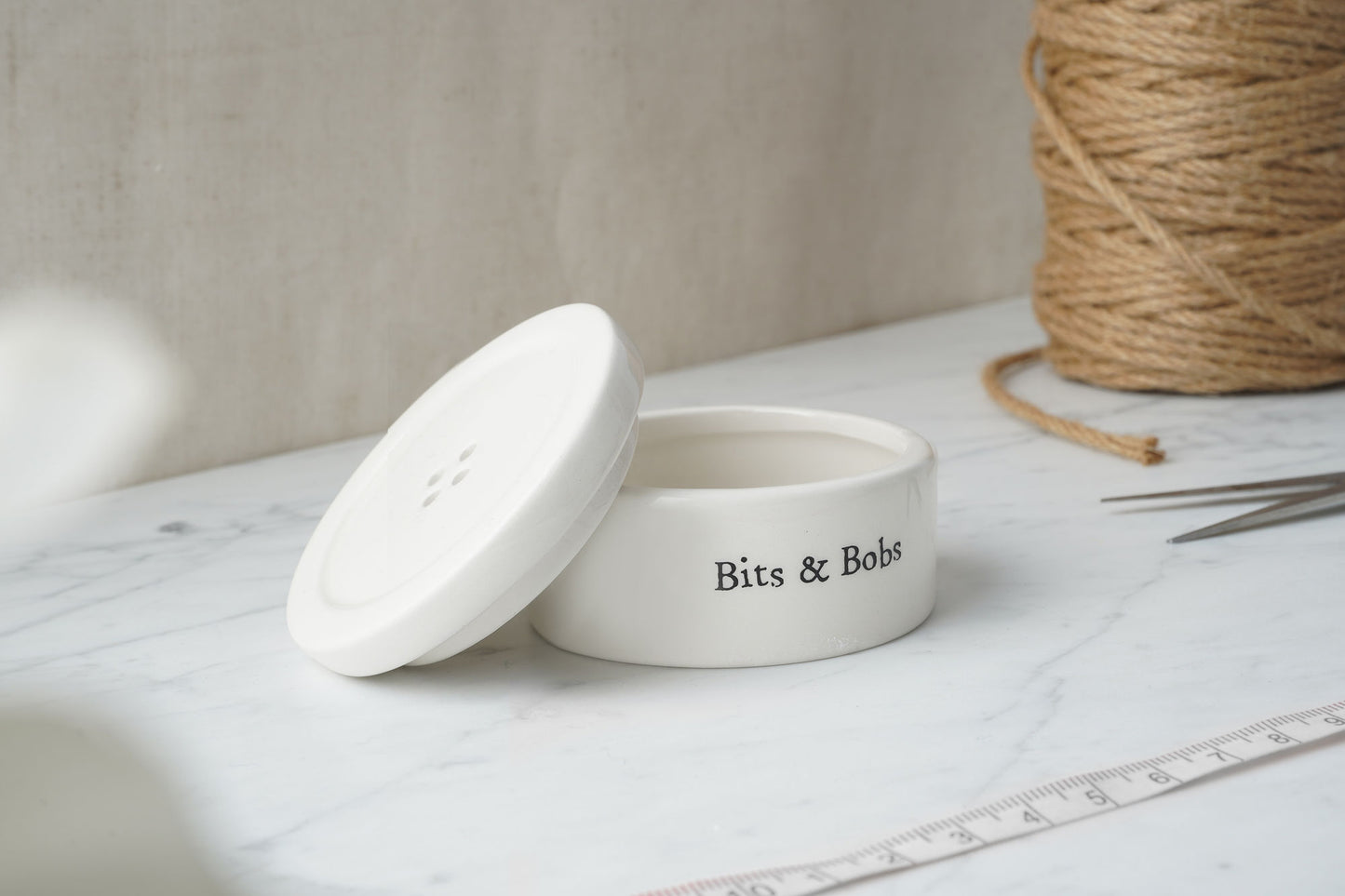 Send With Love 'Bits and Bobs' Button Trinket Pot | Gift Boxed