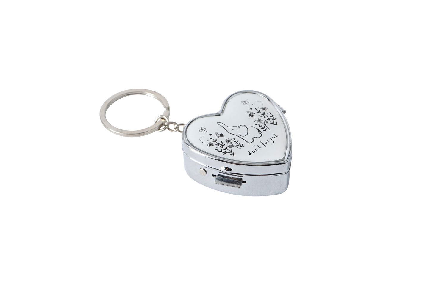 Send With Love 'Don't Forget' Heart Pill Box | Handbag Accessory | Medication Holder