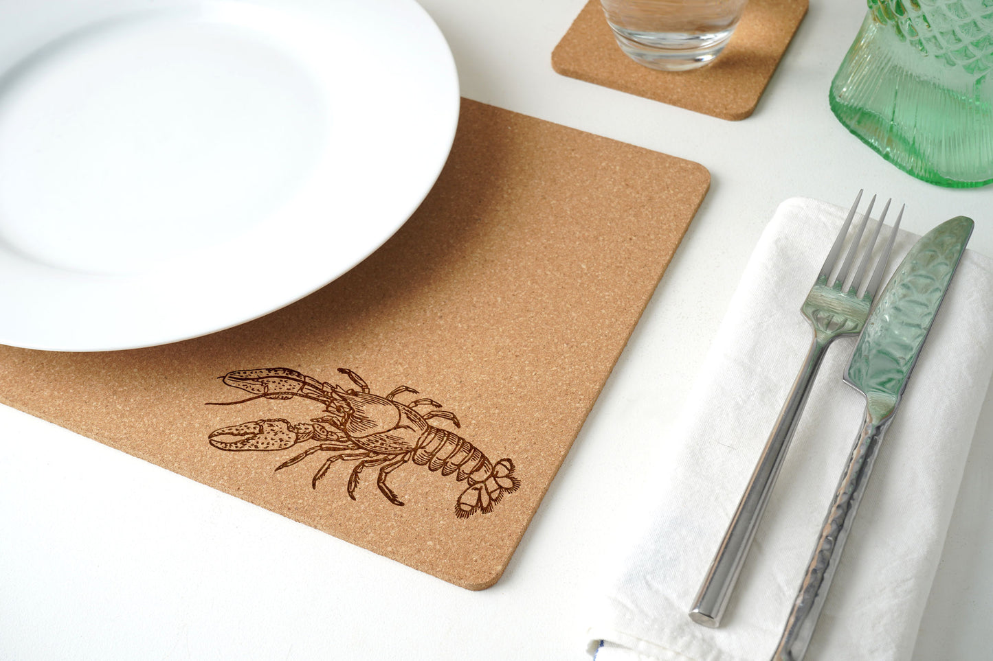Cork Placemat - Lobster Design | Tableware | Homeware | Home Decor | Nautical
