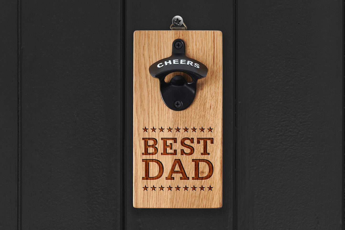 Wall Mounted Bottle Opener 'Best Dad' | Homeware | Bar Accesssories