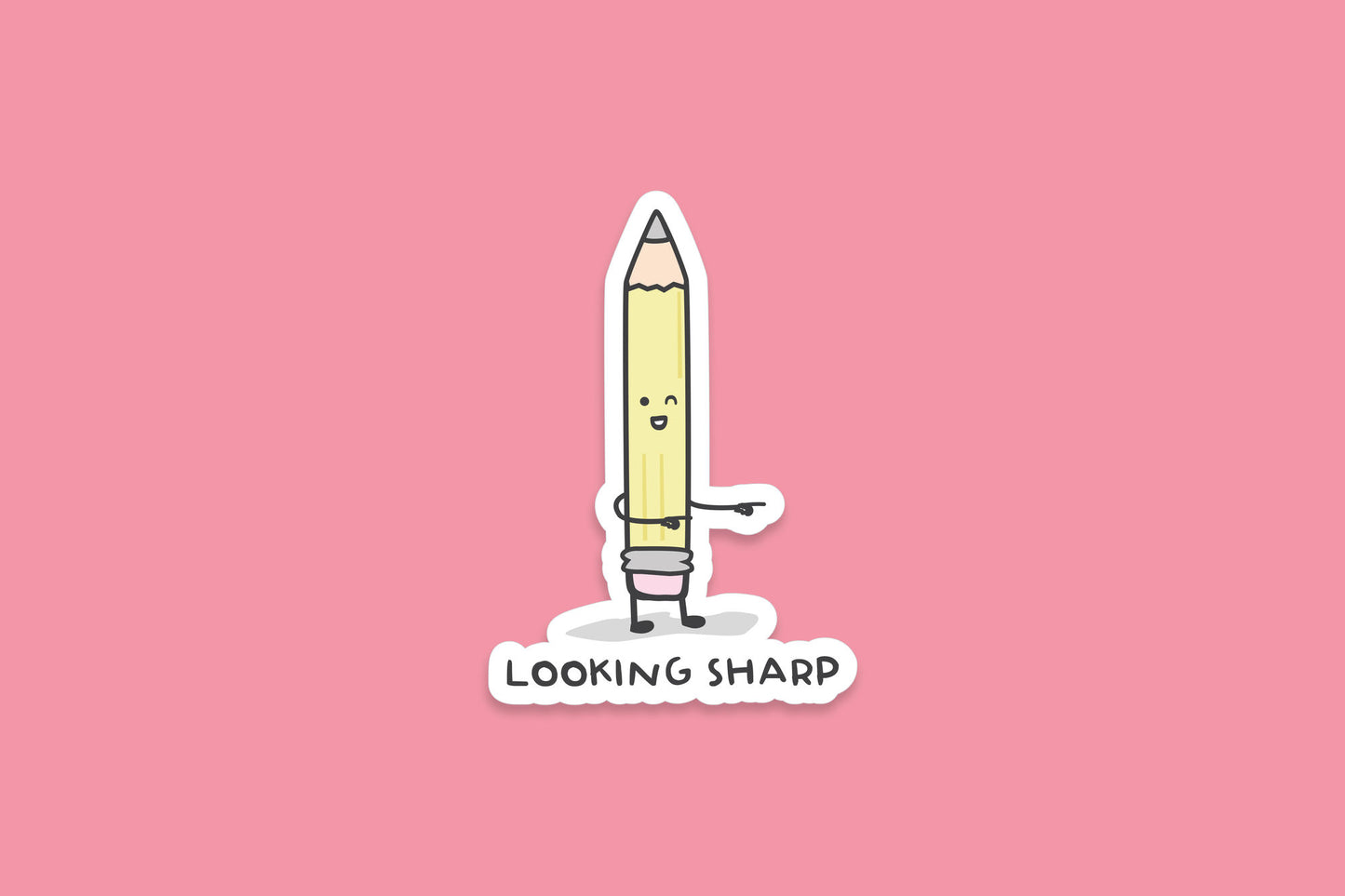 'Looking Sharp' Sticker