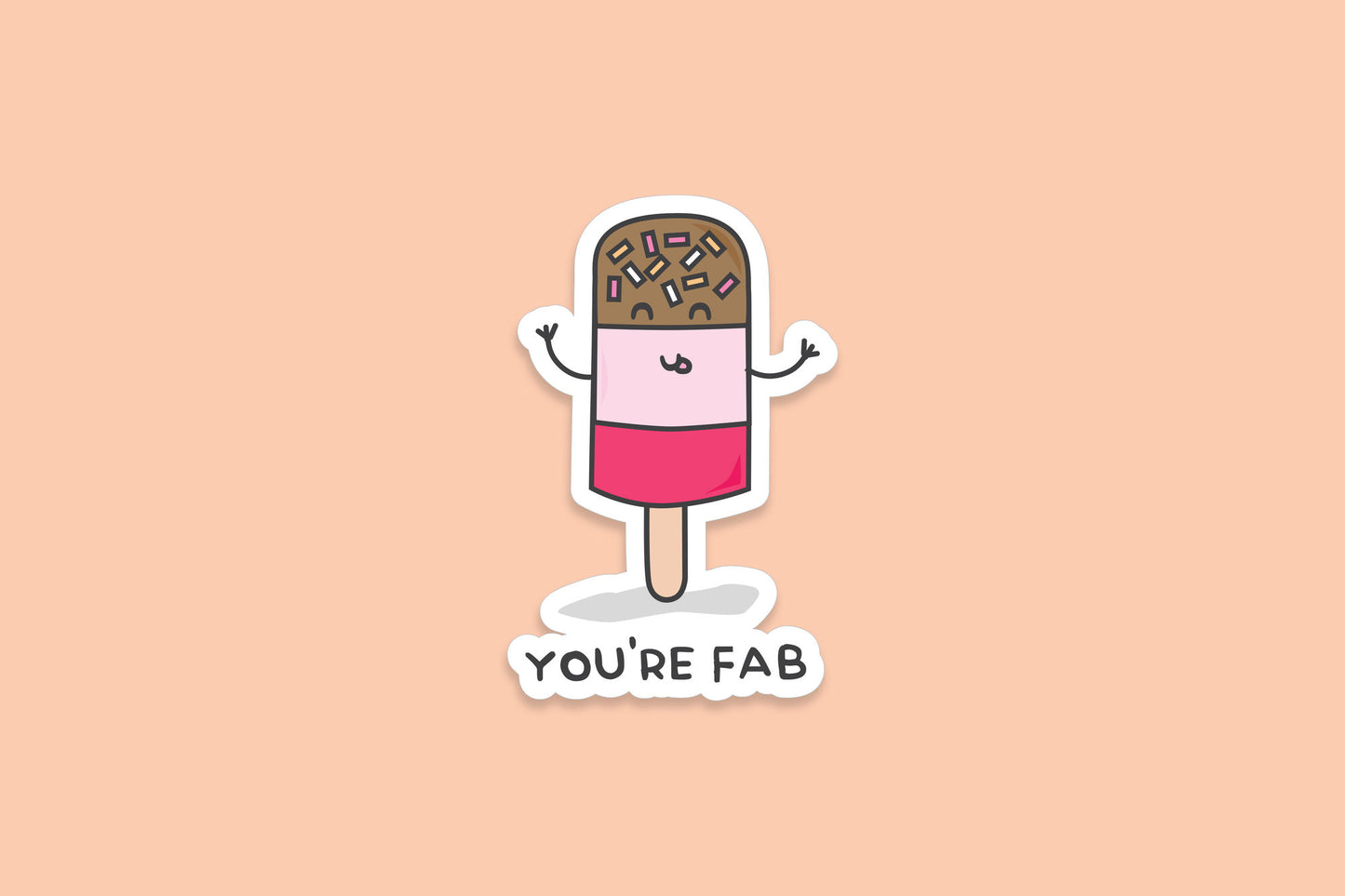 'You're Fab' Sticker