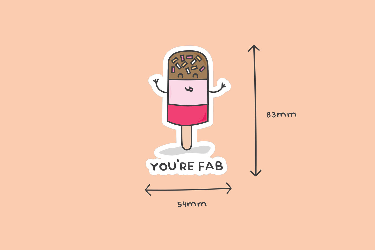'You're Fab' Sticker