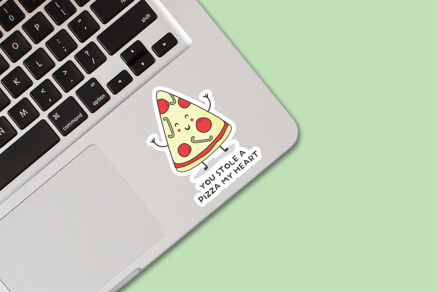 Pack of 3 | 'You Stole A Pizza My Heart' | Novelty Sticker | Laptop | Notebook | Phone | Planner | Bottle | Scrapbook | Funny Pun Sticker