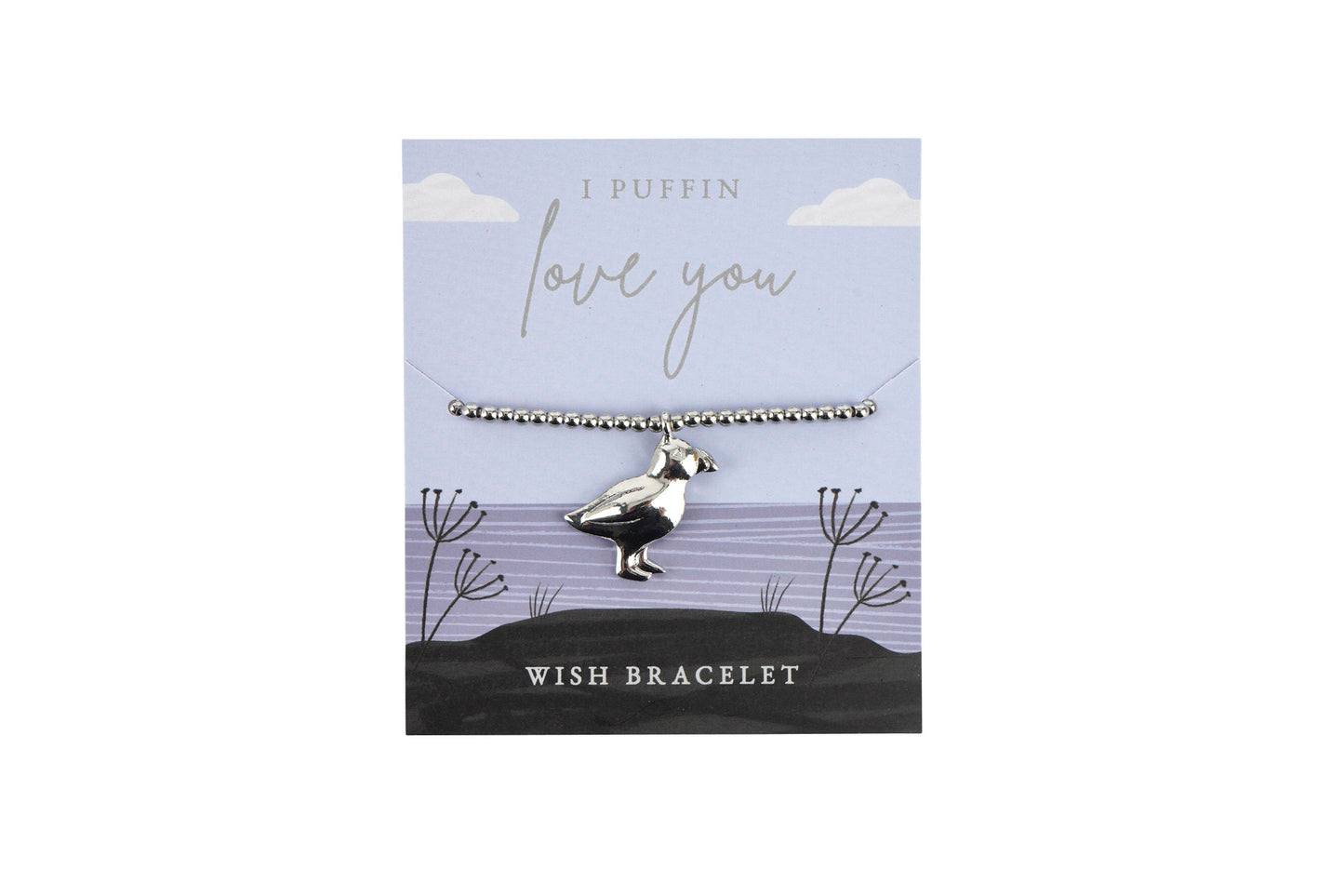 Coastal Living 'I Puffin Love You' Wish Bracelet | Jewellery | Nautical | Seaside | Fashion Accessory