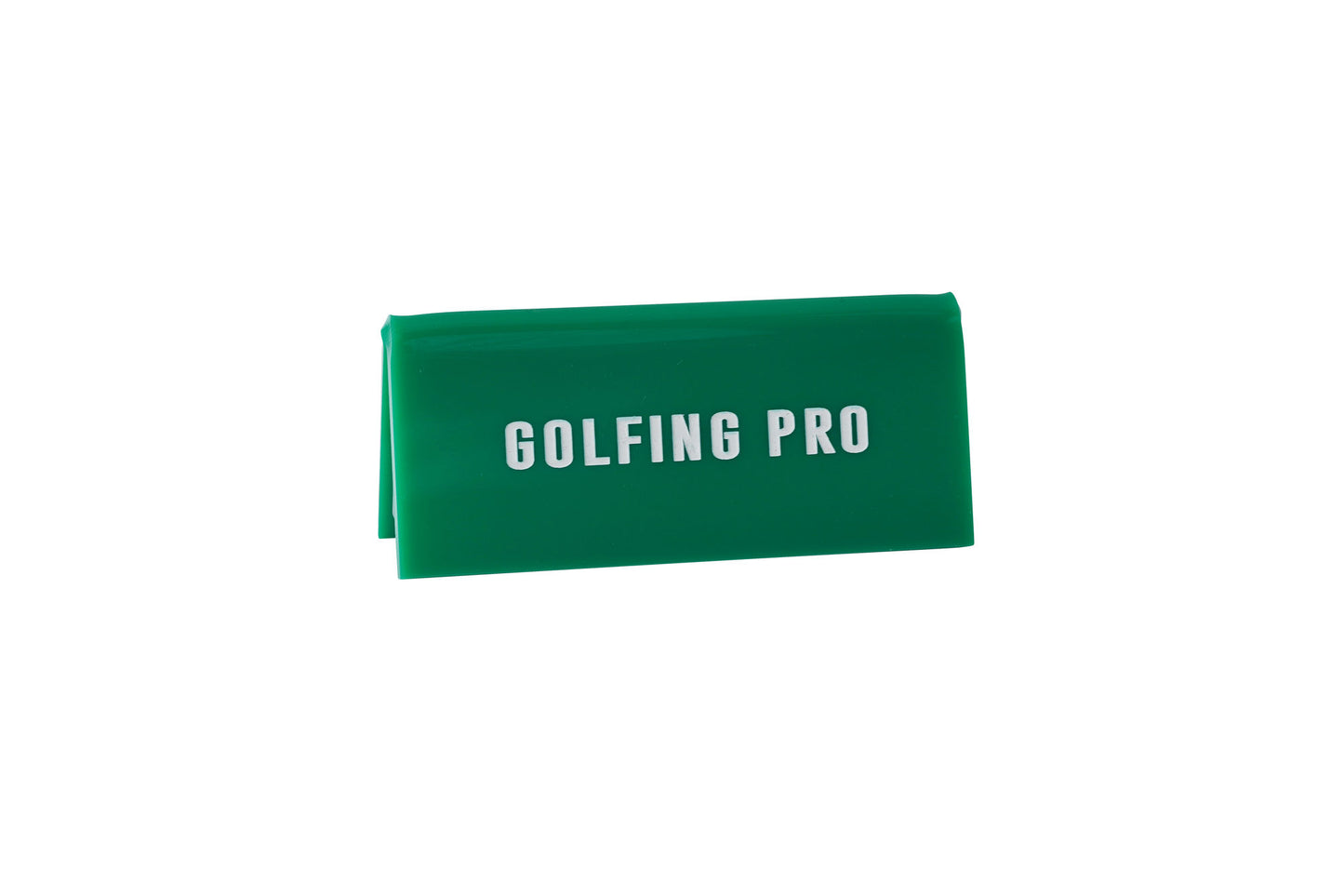 Green Acrylic Desk Sign | 'Golfing Pro' Green Desk Sign | Office | Desk Sign
