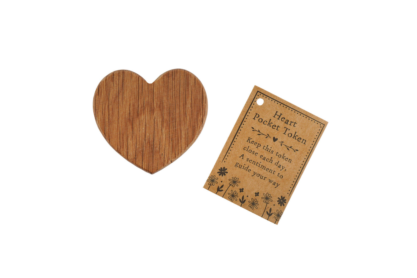Send With Love Wooden Heart Token | Gift Bag | Keepsake | Sentiment