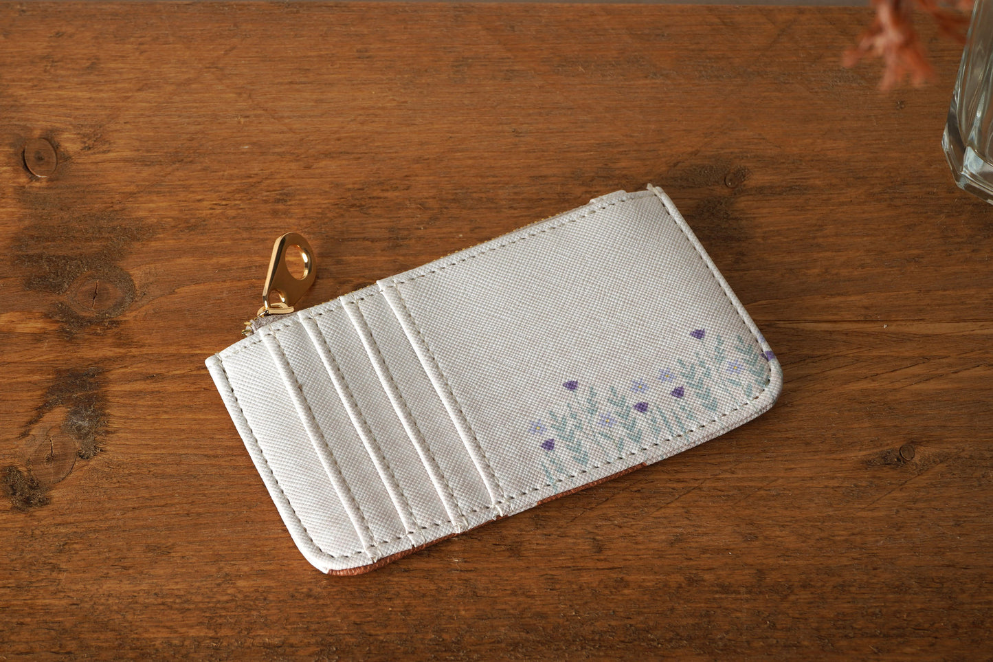 Bramble Farm Highland Cow Card Holder Purse • Highland Cow • Gold Zip Fastening • Ladies Accessory • Handbag Money Wallet • Gift For Her