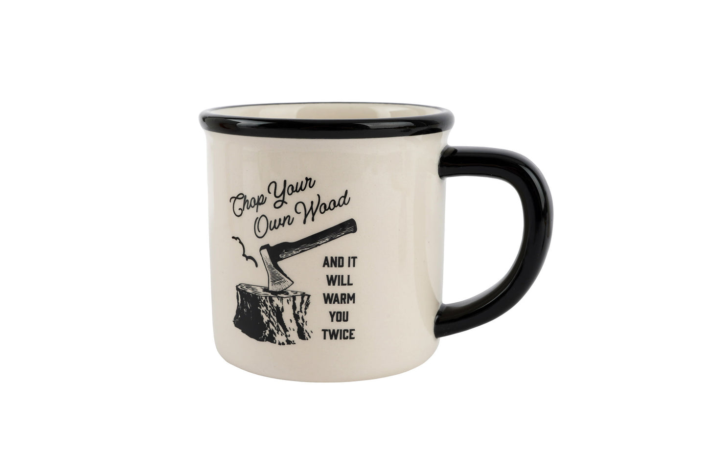 Stoneware Mug 'Chop Your Own Wood' In Gift Box | Homeware | Kitchenware | Novelty Mug
