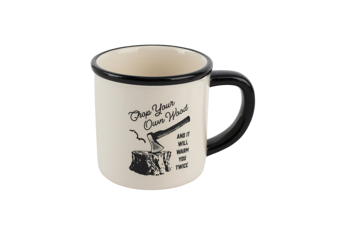 Stoneware Mug 'Chop Your Own Wood' In Gift Box | Homeware | Kitchenware | Novelty Mug