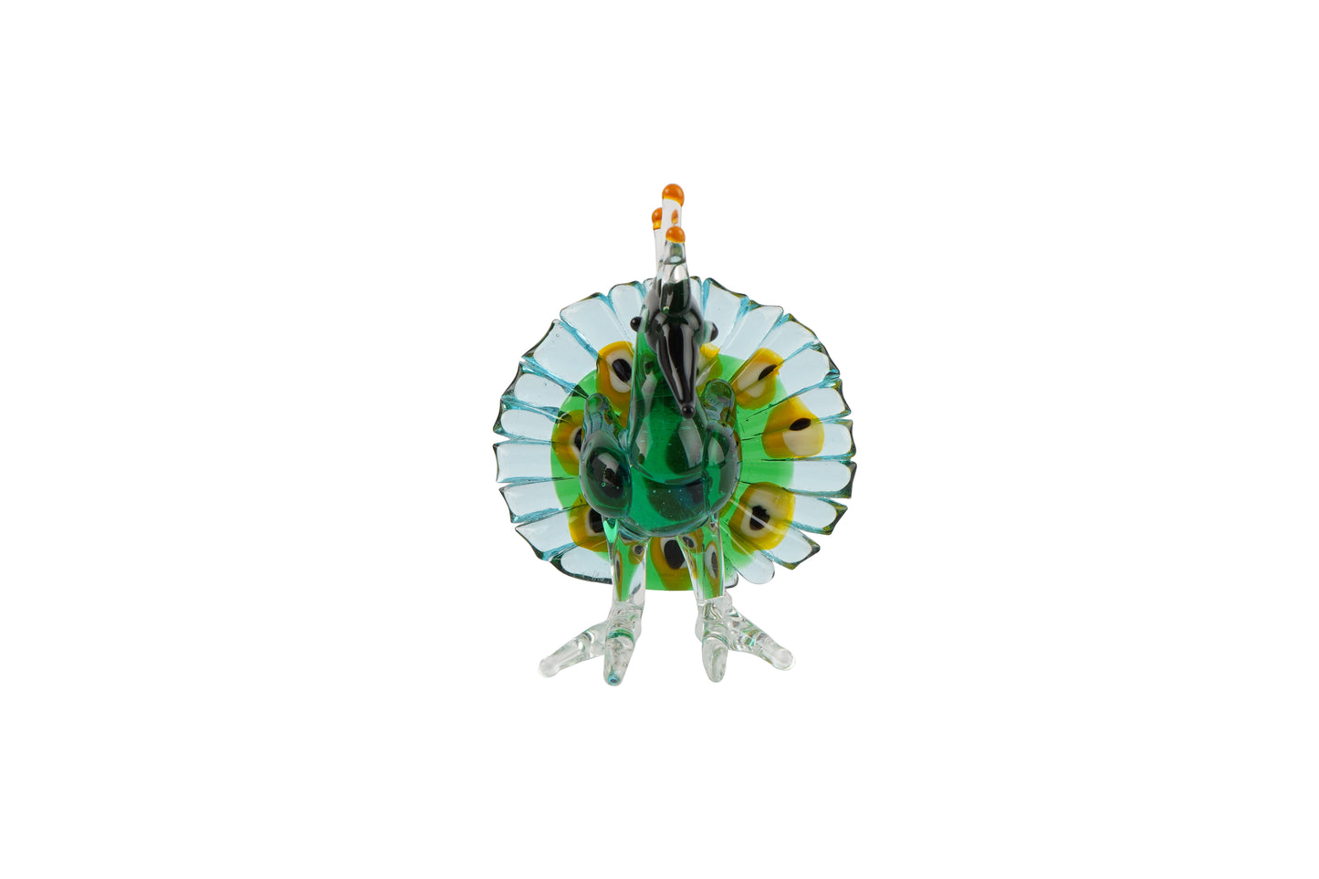 Artisan Glass Peacock In Gift Box β’ Decoration β’ Ornament β’ Collectable β’ Gift For Home β’ Home Decor