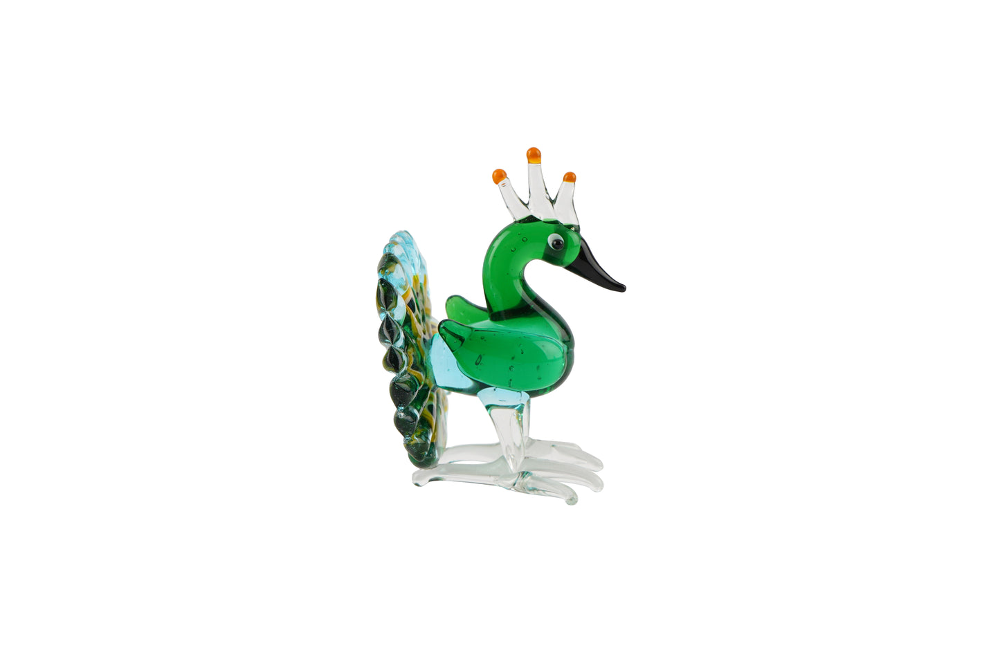 Artisan Glass Peacock In Gift Box β’ Decoration β’ Ornament β’ Collectable β’ Gift For Home β’ Home Decor