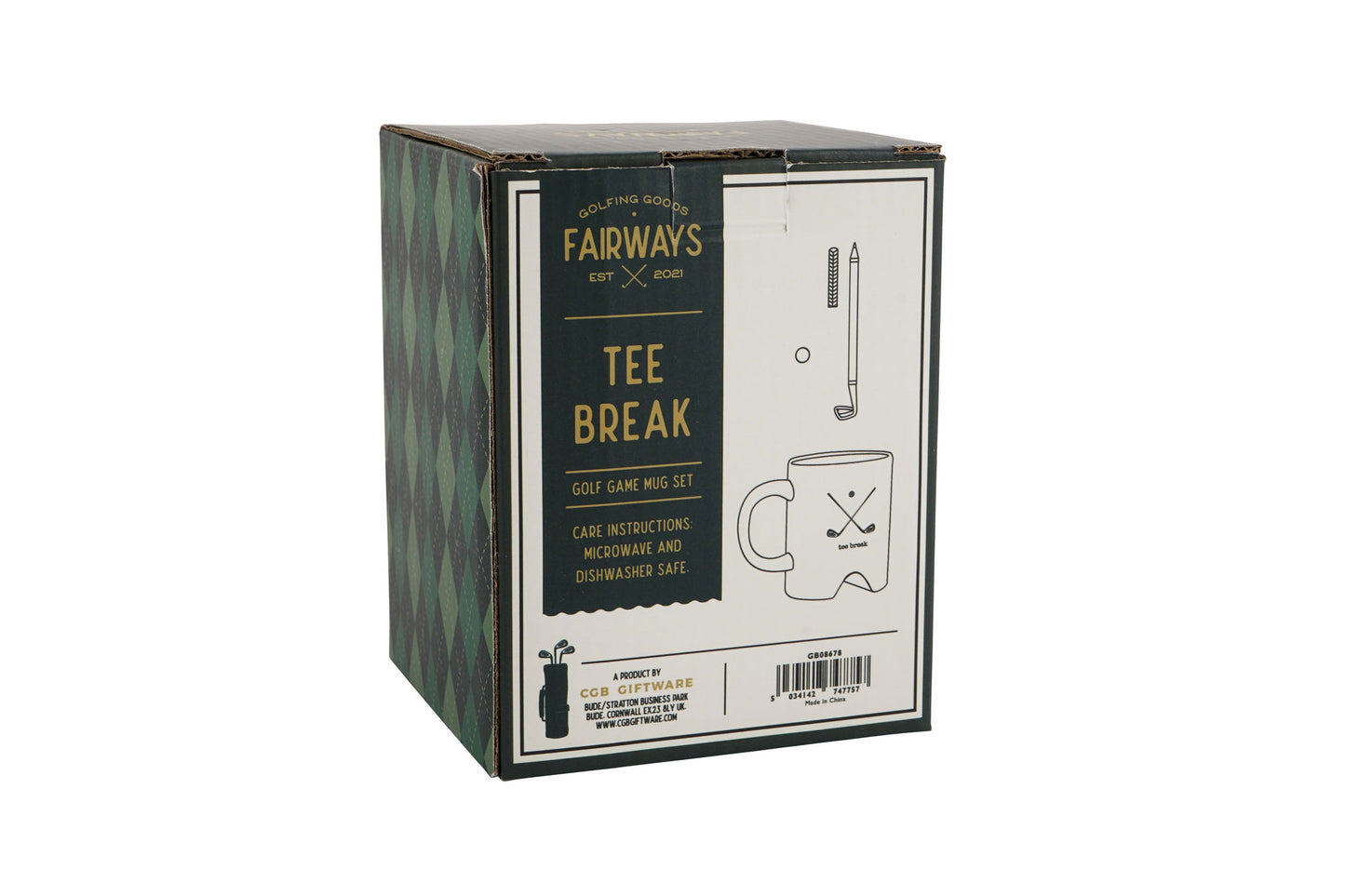 Golf Game Mug 'Tee Break' In Gift Box | Golf Gift | Office Gift | Novelty Mug | Golf Enthusiast
