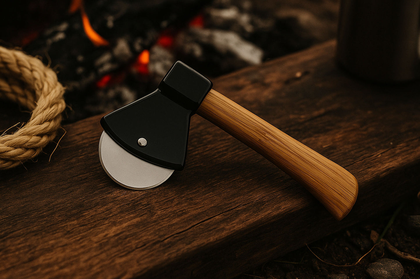 Great Plains Axe Pizza Cutter In Gift Box | Kitchen Utensil | Cooking Gadget | Novelty