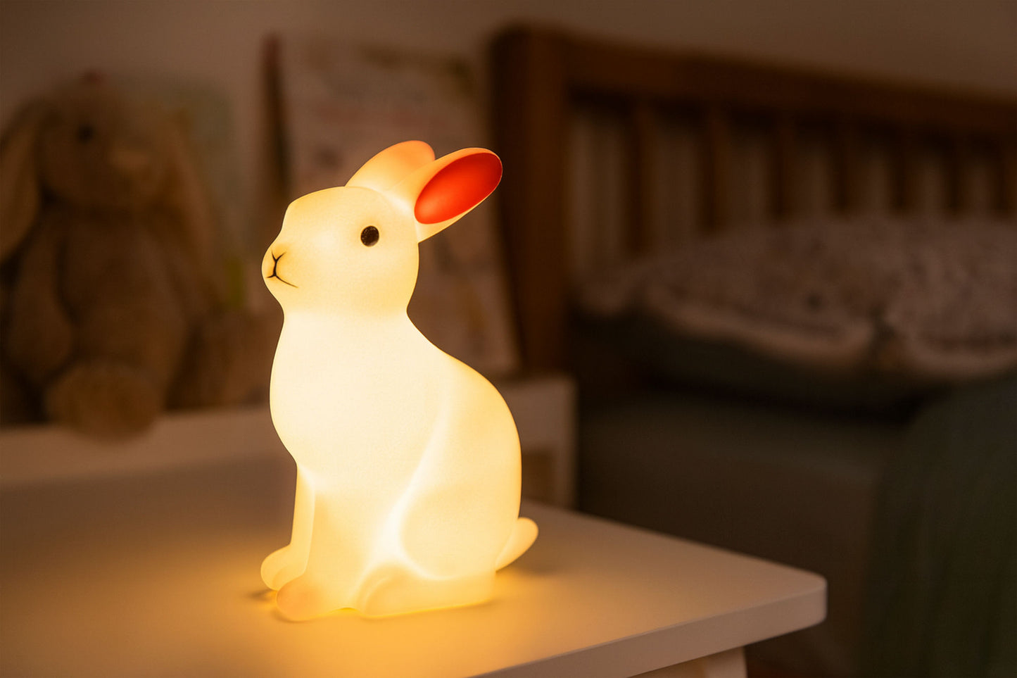 Bunny Rabbit Night Light In Gift Box | Nursery Accessory | Kids Night Light | Home Decor