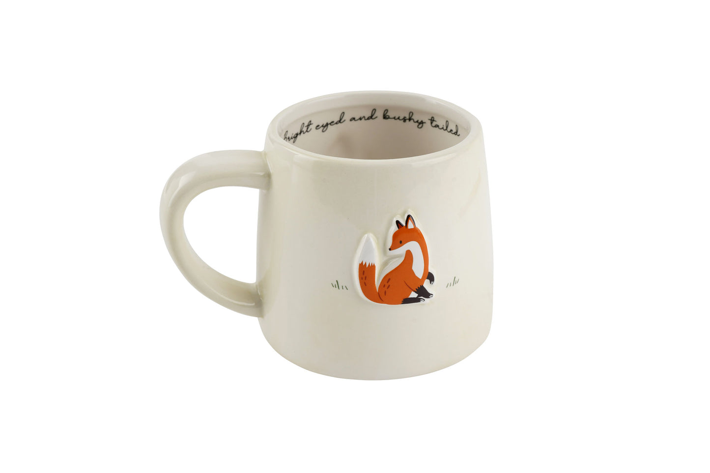 Embossed Fox Stoneware Mug | Woodland Gift Box