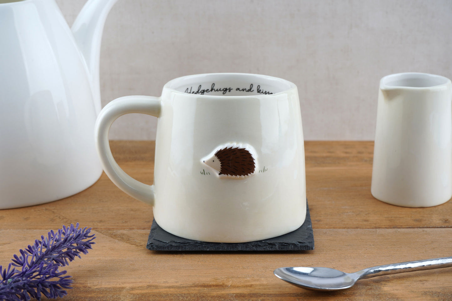Bramble Farm Hedgehog Stoneware Mug In Gift Box | Tableware | Woodland | Homeware | Home Decor | Morning Coffee