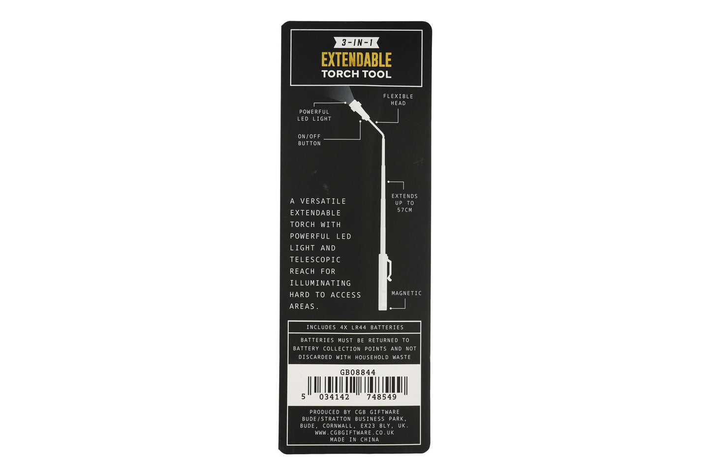 Dapper Chap Extendable Torch Tool | Handy Tool | Portable | Fathers Day | DIY