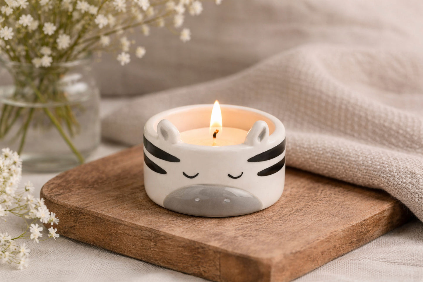 Send With Love Zebra Tealight Holder | In Gift Box | Home Decor | Homeware