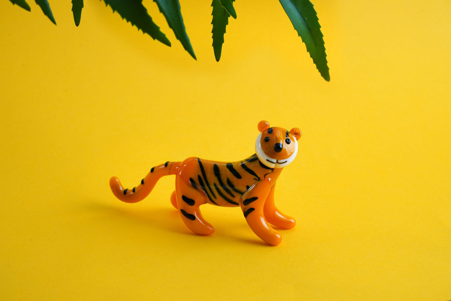 Artisan Glass Tiger In Gift Box β’ Decoration β’ Ornament β’ Collectable β’ Home Decor