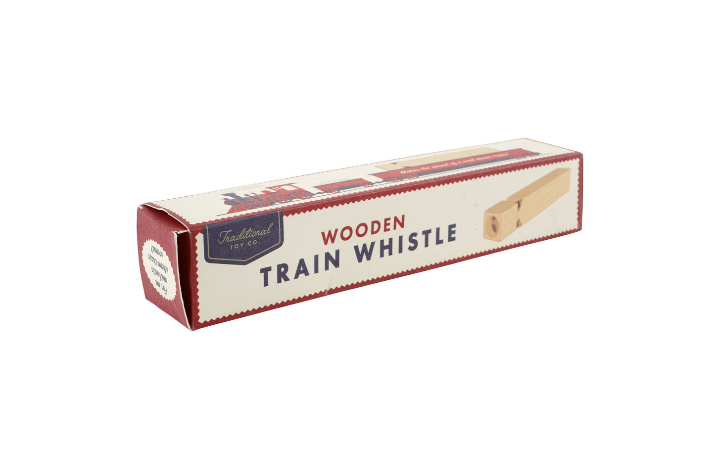 Traditional Toy Co. Wooden Train Whistle | Gift Boxed | Retro Toy | Stocking Filler
