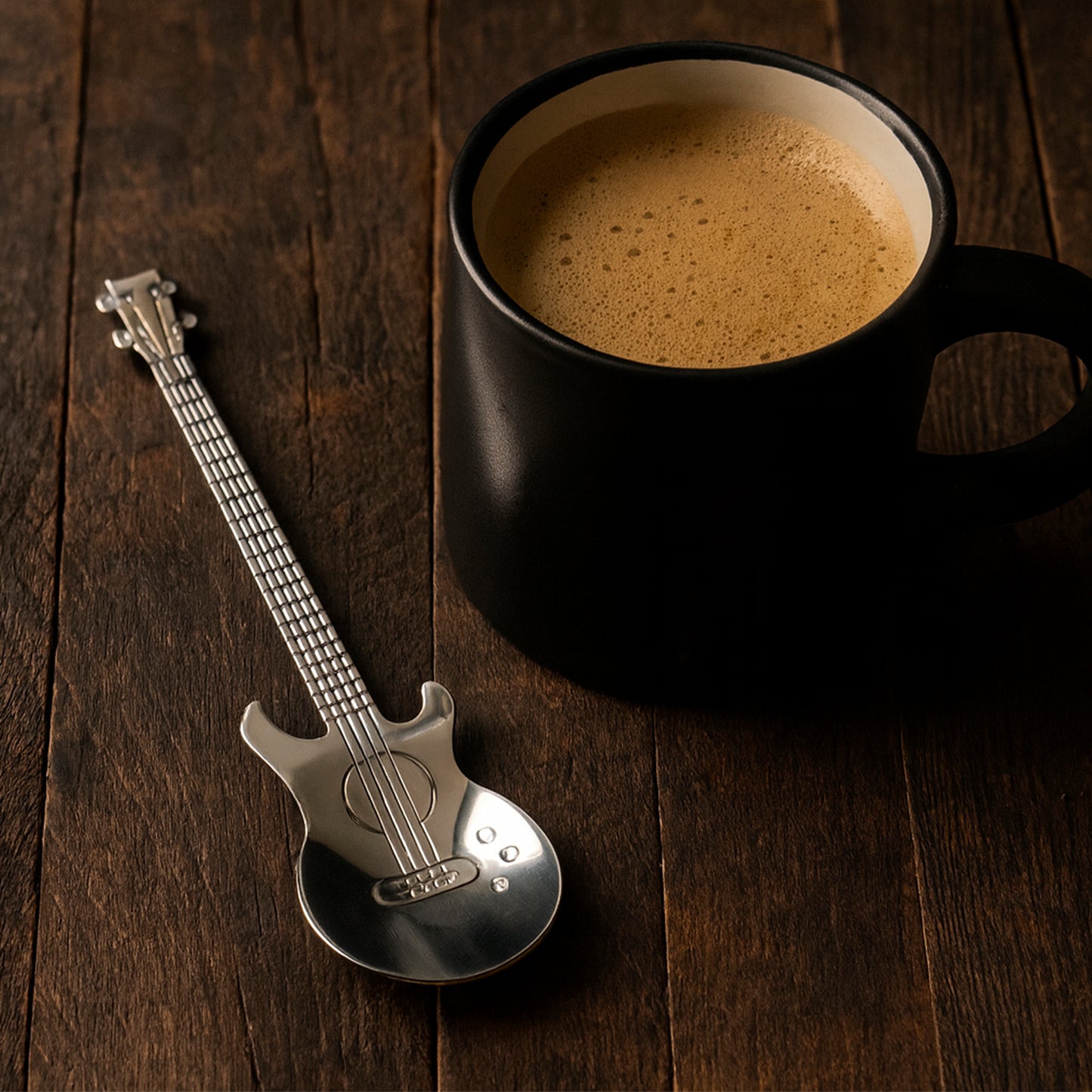 Dapper Chap Set Of 4 Guitar Spoons | Gift Boxed | Homeware | Kitchen Accessory