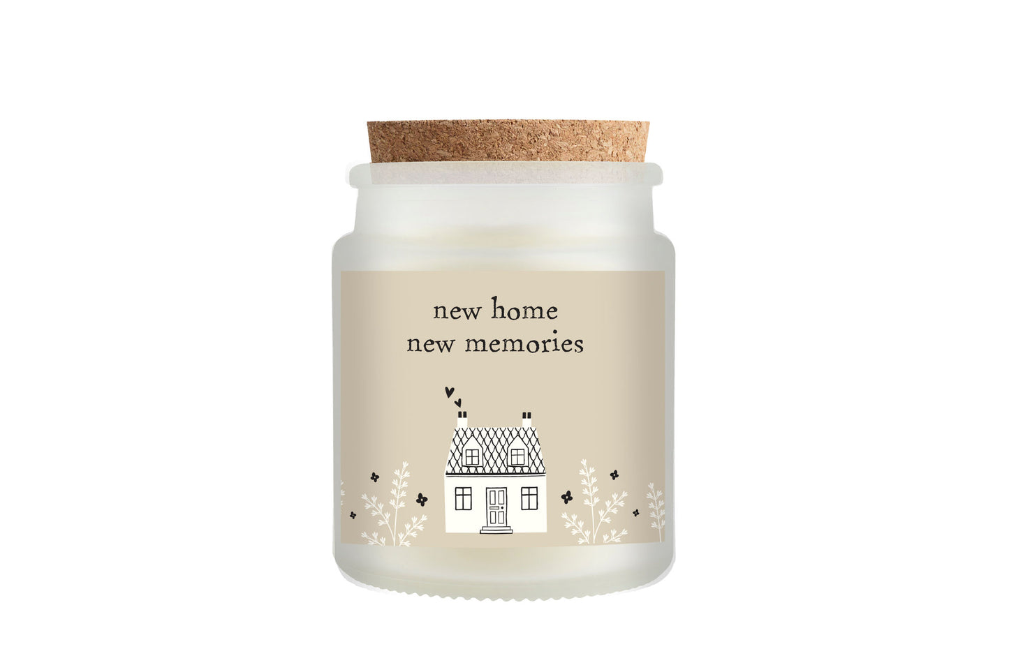 New Home Slogan Candle • “New Home New Memories” • Glass Jar Candle • Gift for Friend • Co-worker • New Home • For Her • For Him