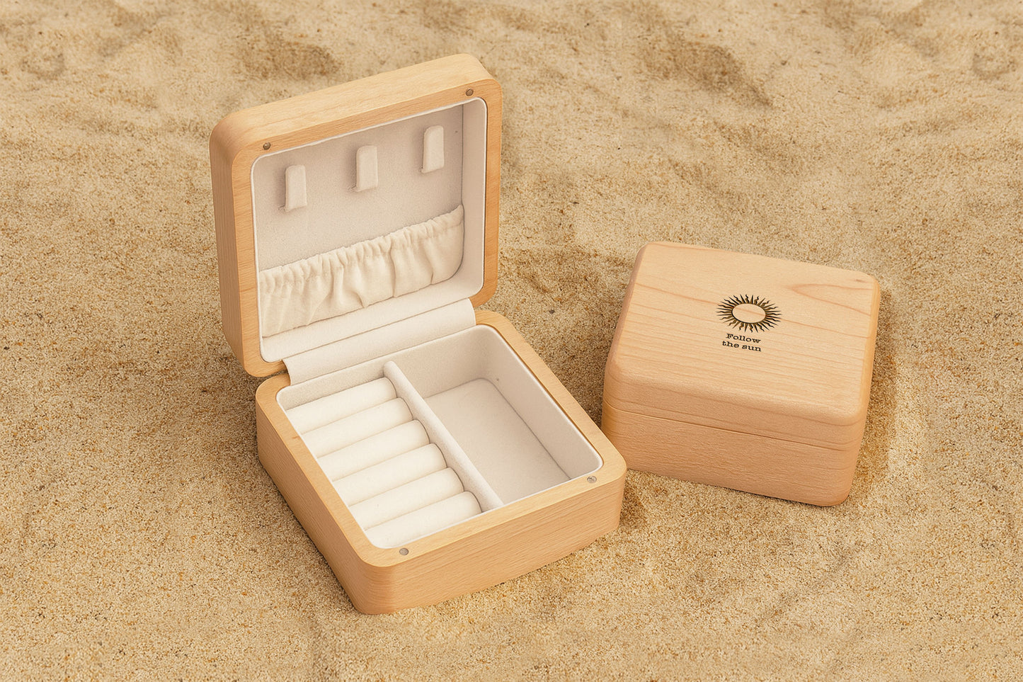 Paradise Beach 'Follow The Sun' Jewellery Box | Gift Boxed | Gift For Her | Engraved Gift