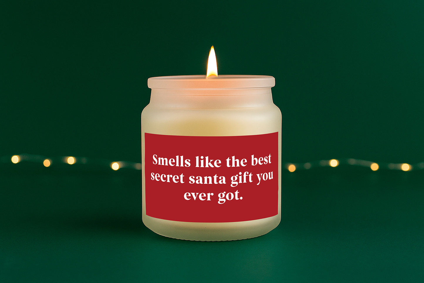 Smells Like The Best Secret Santa Gift You Ever Got Candle • Funny Christmas Candle • Holiday Scented Candle • Secret Santa Gift • Boxed