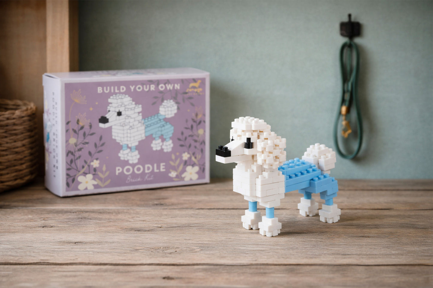 Just Paws 'Build Your Own Poodle Brick Kit' | In Gift Box | Craft
