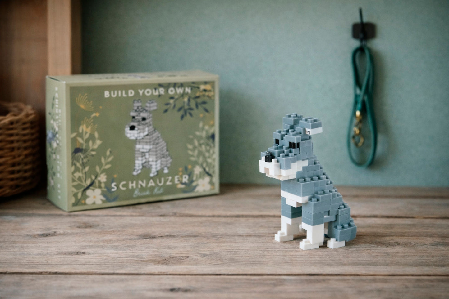 Just Paws 'Build Your Own Schnauzer Brick Kit' | In Gift Box | Craft