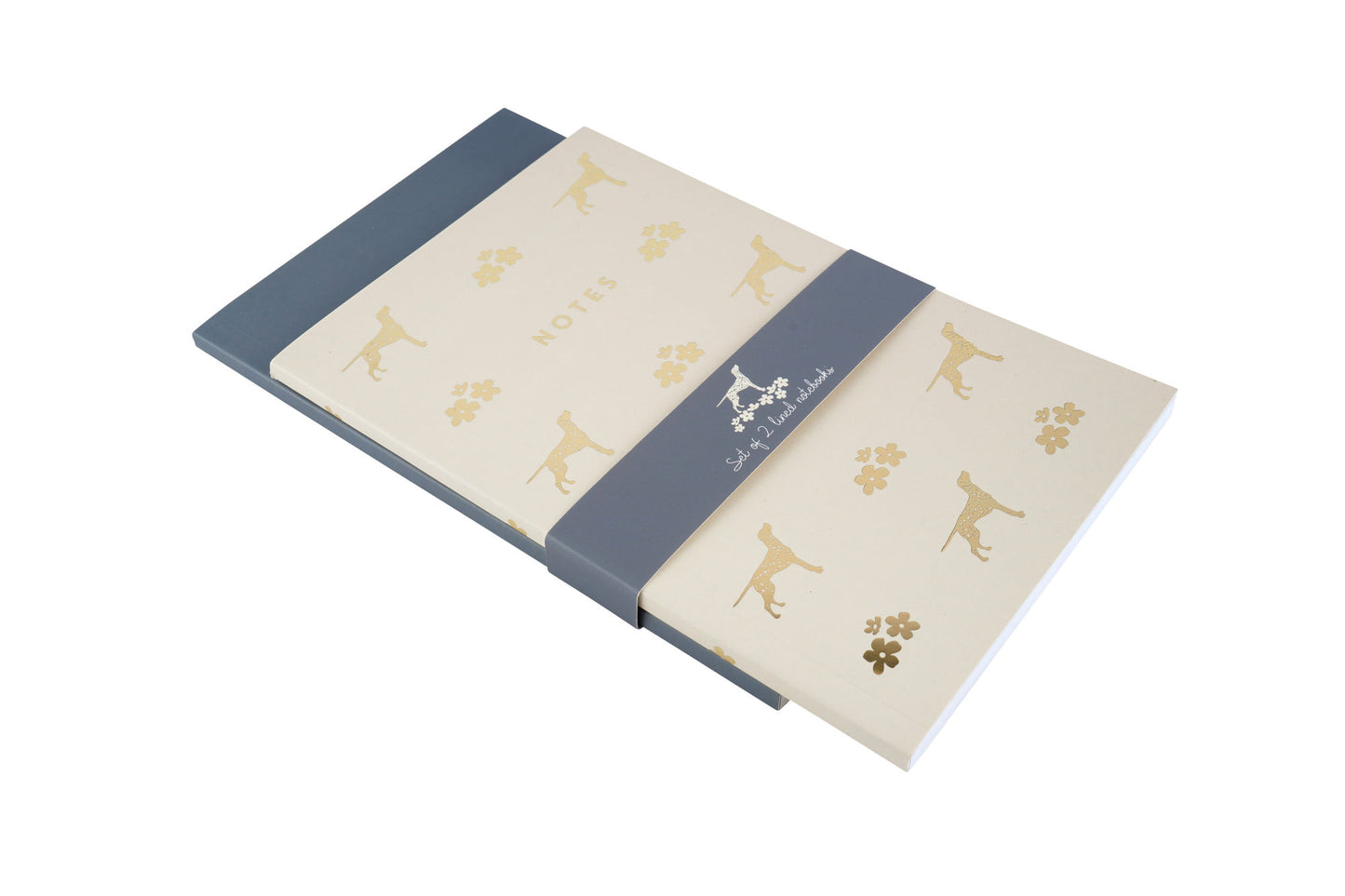 Just Paws Set Of 2 Lined Notebooks | A5 Lined Paper, Gift Wrap