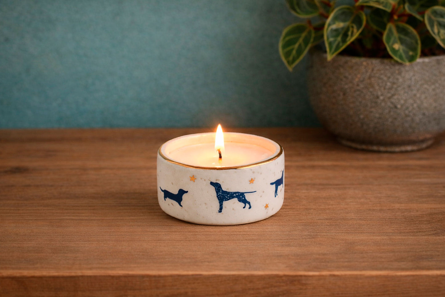 Just Paws Ceramic Tealight Candle Holder | In Gift Box | Home Decor