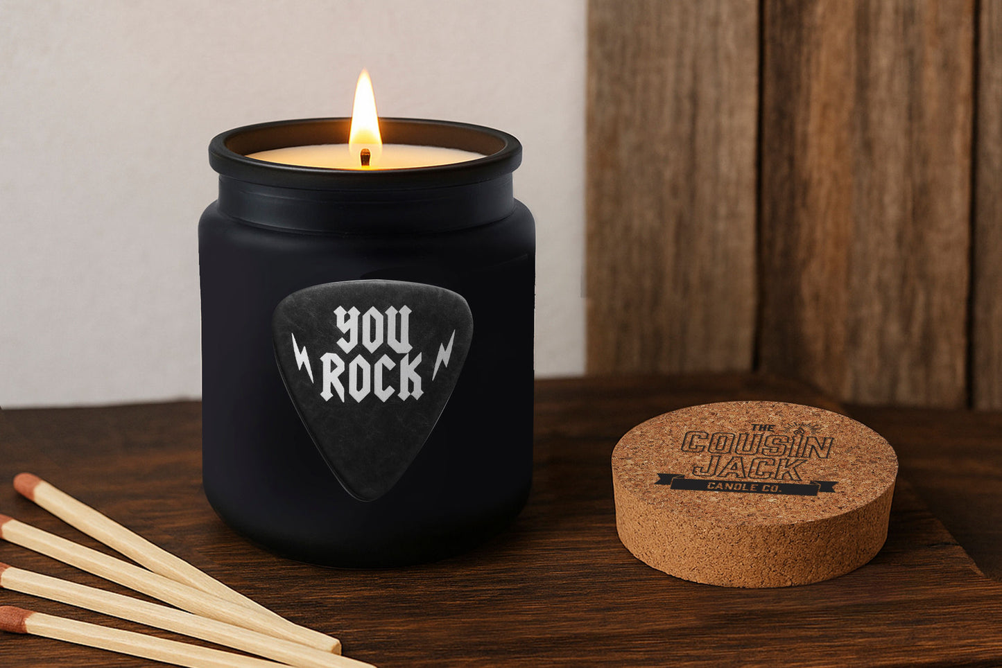 You Rock Scented Candle β’ Birthday Candle β’ Father's Day β’ Gift For Him