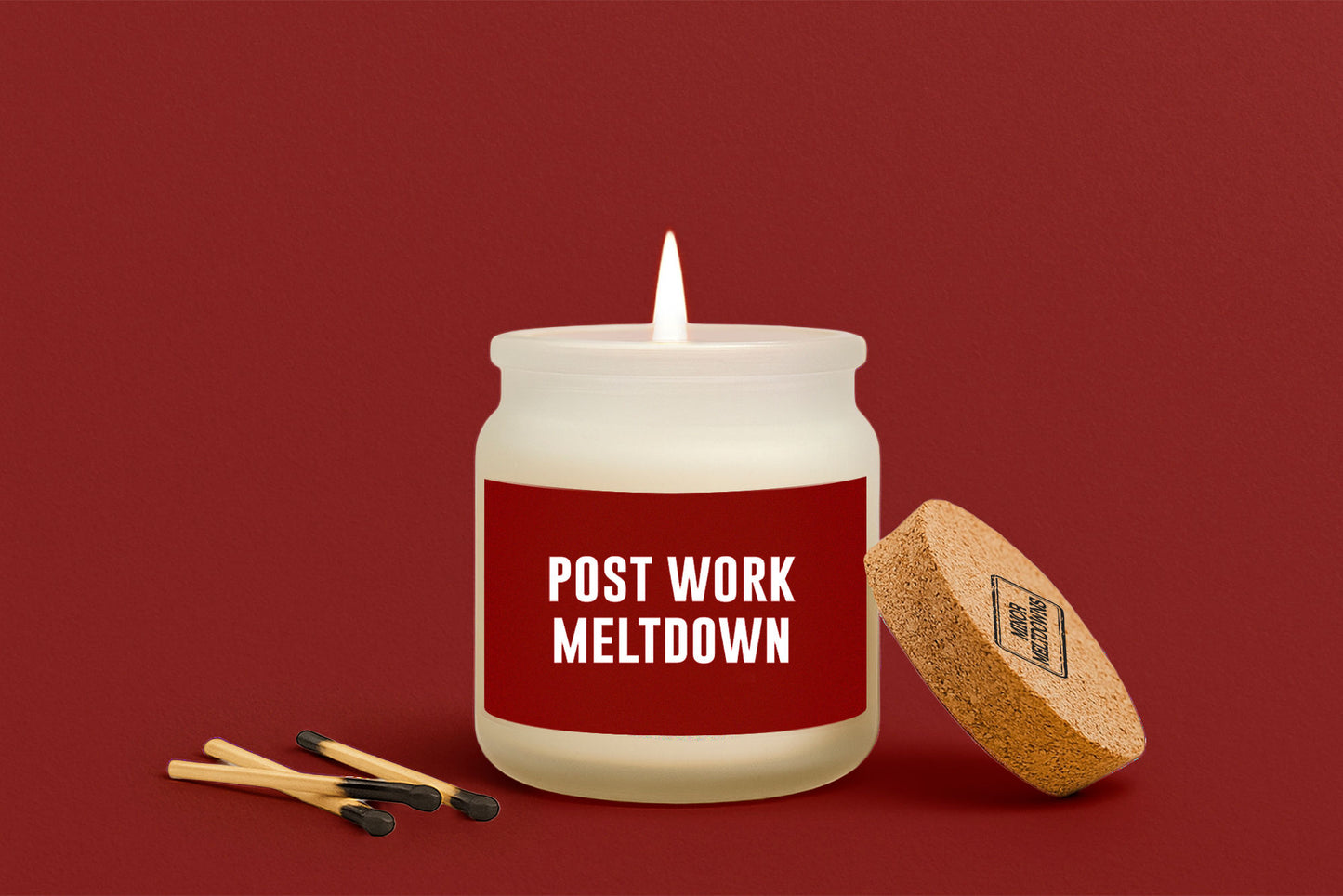 Post Work Meltdown Scented Jar Candle • Gift Boxed