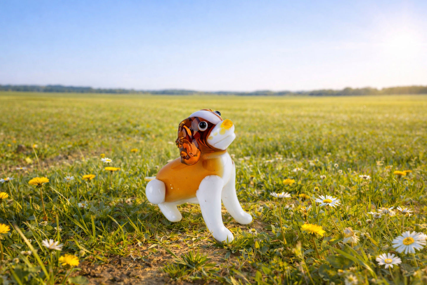Artisan Glass Springer Spaniel In Gift Box β’ Decoration β’ Ornament β’ Collectable β’ Home Decor