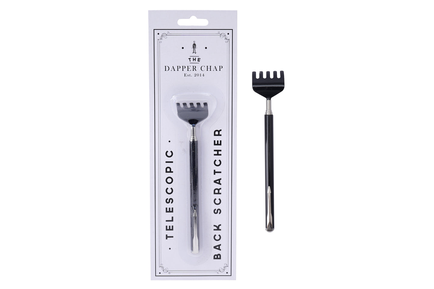 Telescopic Extendable Forked Back Scratcher β’ Health and Beauty β’ Message Tools β’ Dapper Chap β’ Gift For Him