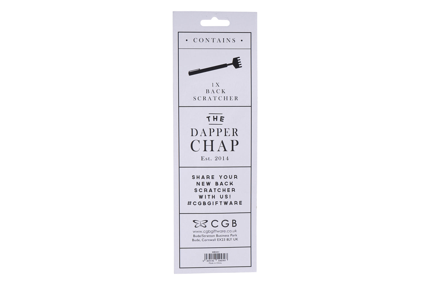 Telescopic Extendable Forked Back Scratcher β’ Health and Beauty β’ Message Tools β’ Dapper Chap β’ Gift For Him
