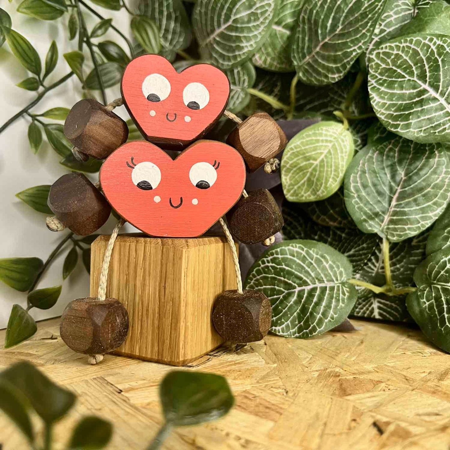 Wooden Heart Bundle in Beech | Handmade Wooden Toy | UKCA CE Tested | Age 3+