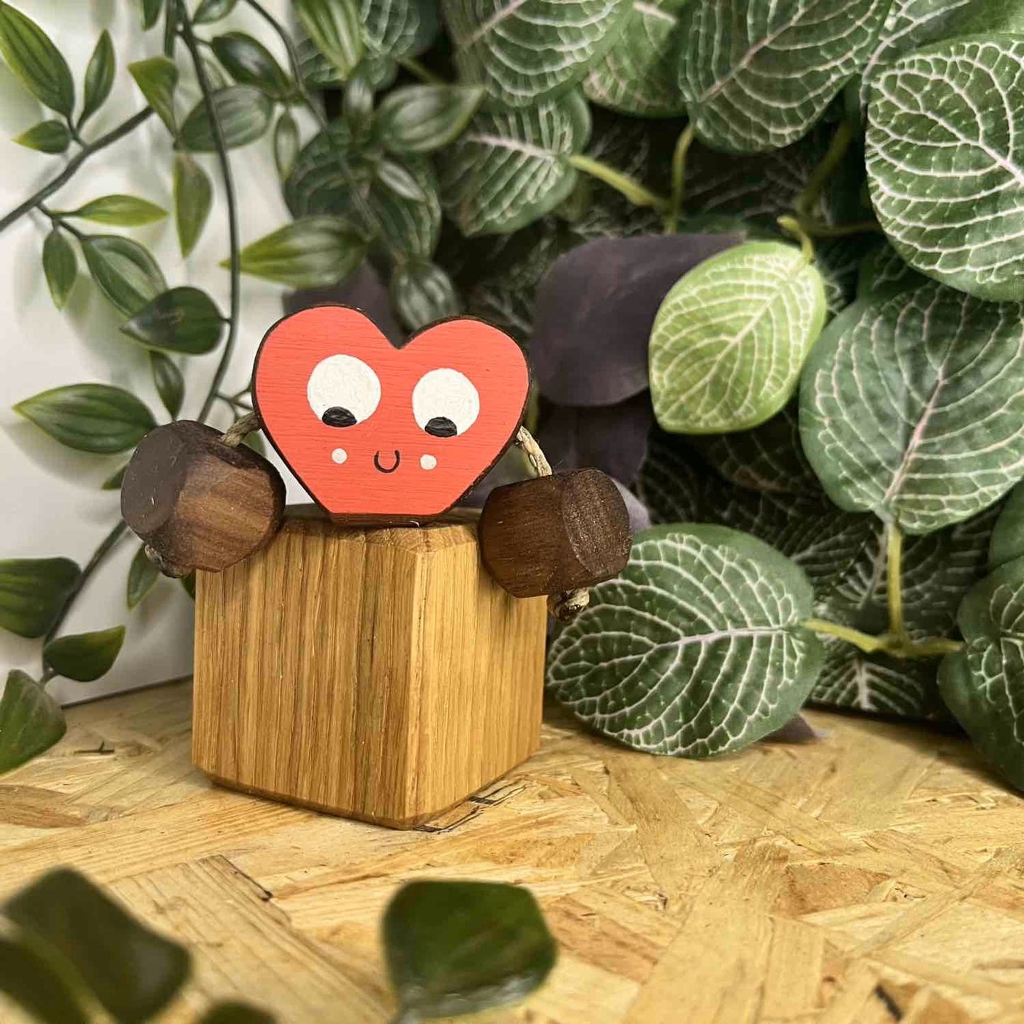 Wooden Mini Heart in Beech | Handmade Wooden Toy | UKCA CE Tested | Age 3+