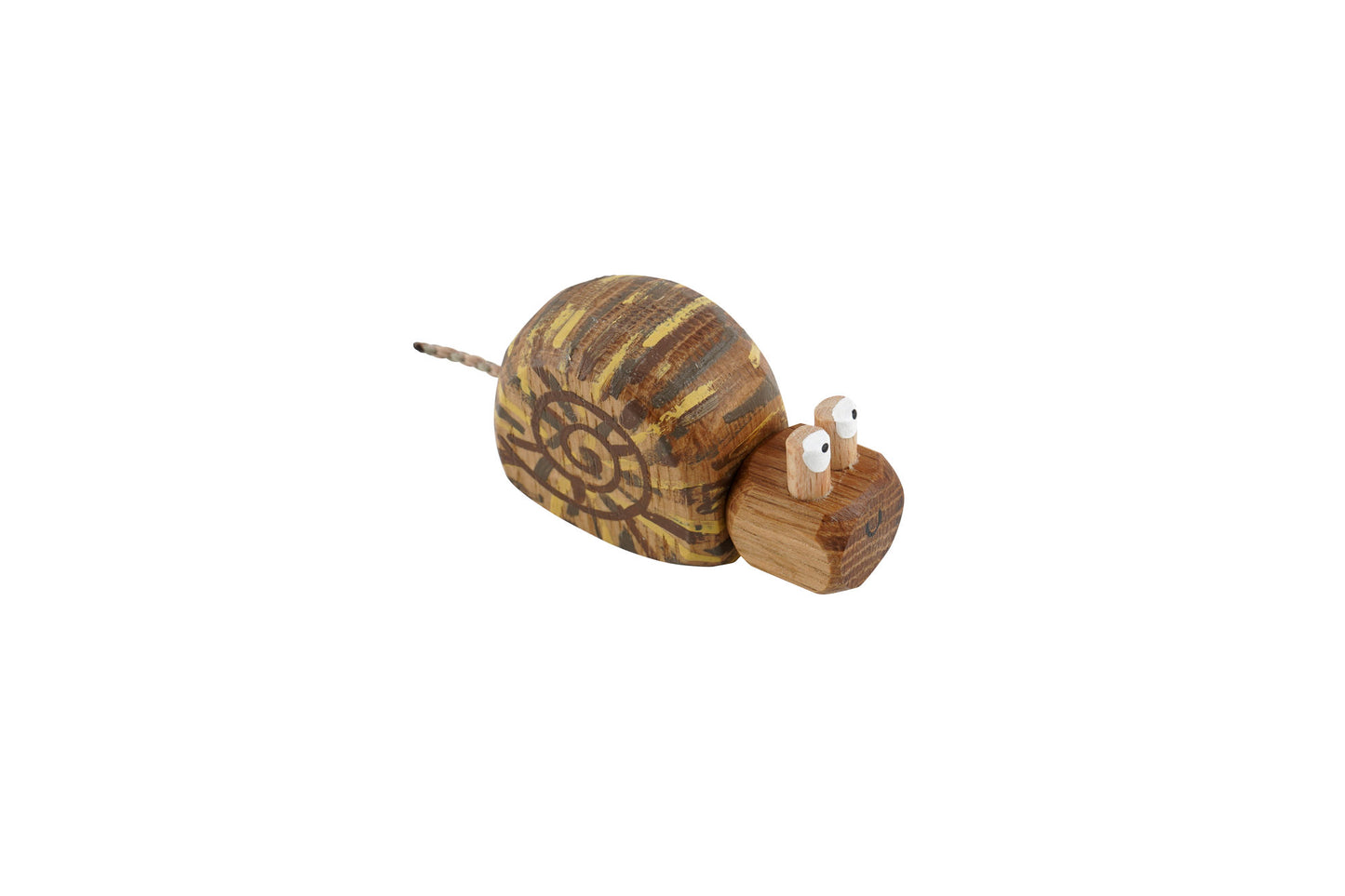 Stanley the Snail in Oak | Handmade Wooden Robot Toy | UKCA CE Tested Age: 3+