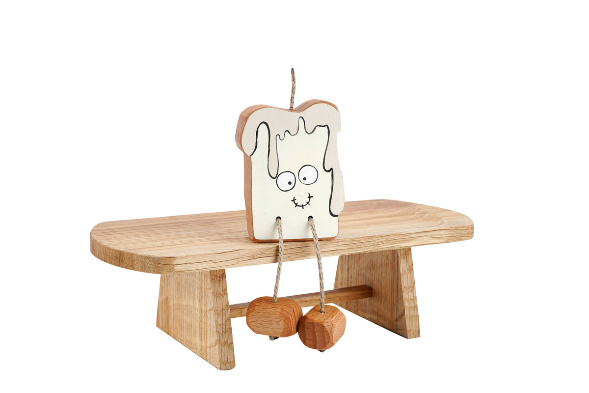 Clyde the Creepy Candle in Beech | Handmade Wooden Toy | UKCA CE Tested | Age 3+
