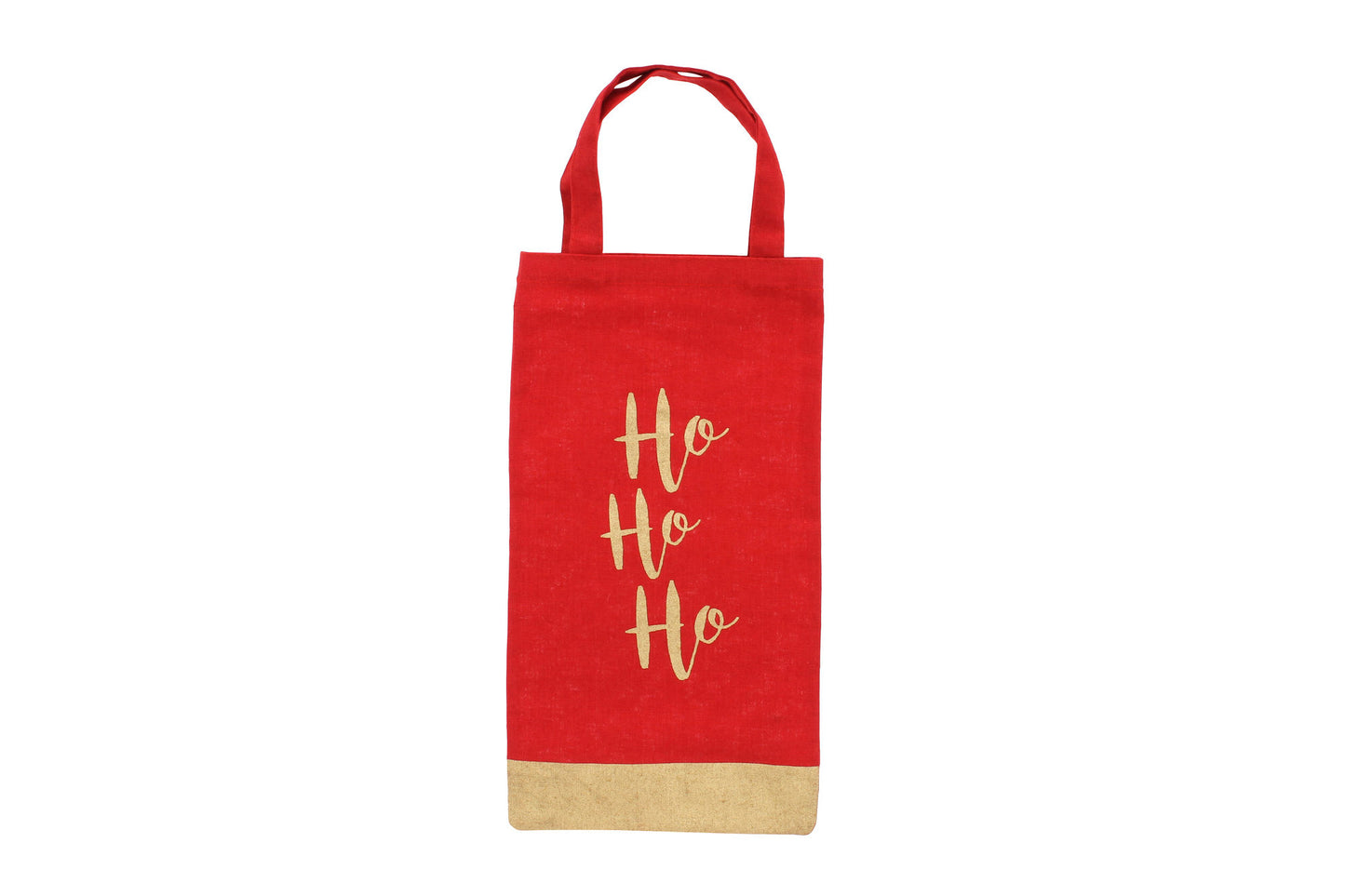 Ho Ho Ho Glitter Bottle Bag