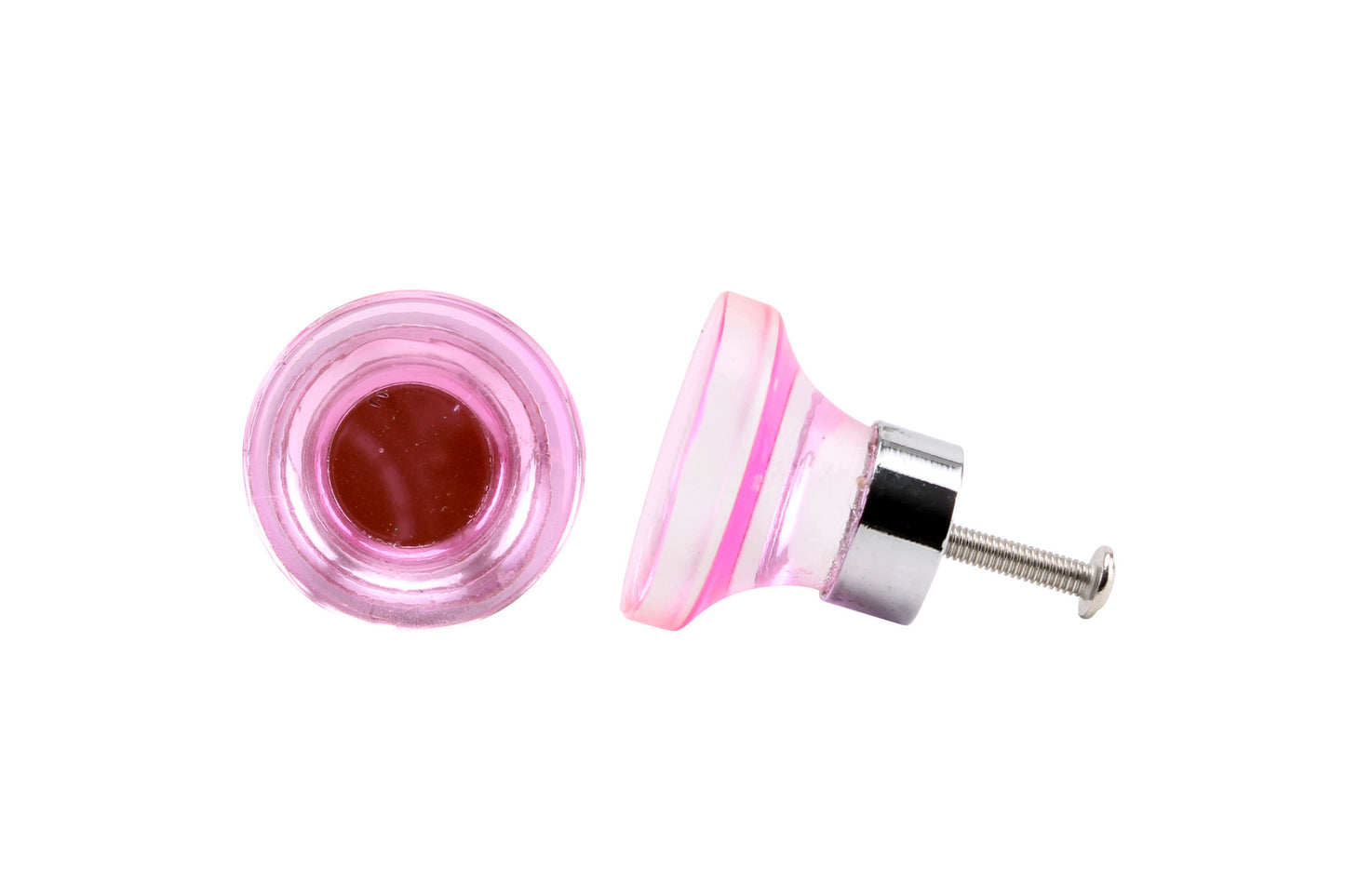 Set of 2 | Pink Acrylic Drawer Pulls • Cabinet Pull • Drawer Knob • DIY Upcycle • Gifts for Home • Home Improvement • Rennovations